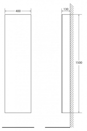 Шкаф-пенал BelBagno BB400CRS фото