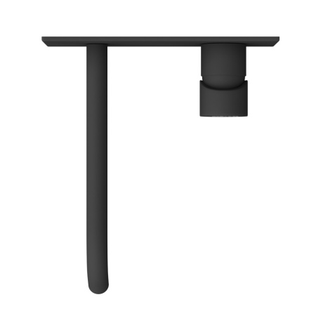 Смеситель для раковины настенный Cezares Leaf LEAF-BLI1-L-NOP Чёрный матовый фото