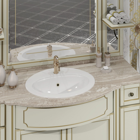 Мебель для ванной Opadiris Корсо Оро №11 слоновая кость фото