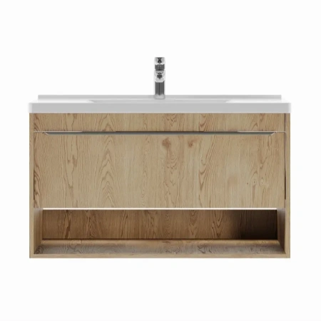 Тумба под раковину Акватон Хоуп 100 1A287401HP6C0 орех фото