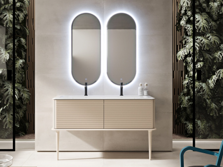 Зеркало с подсветкой Cezares 45095 45x110 фото