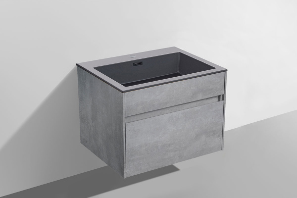 Тумба под раковину Vincea Chiara VMC-1C600CT 60 см Cement фото