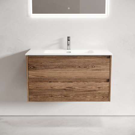 Тумба под раковину Sancos Libra LB90ECH дуб чарльстон фото