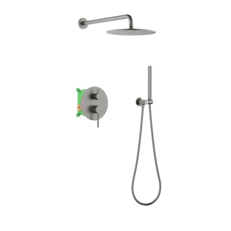 Душевая система скрытого монтажа Timo Saona SX-2369/18SM Черное золото фото