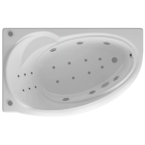 Акриловая ванна Aquatek Бетта с гидромассажем 170x97 L фото