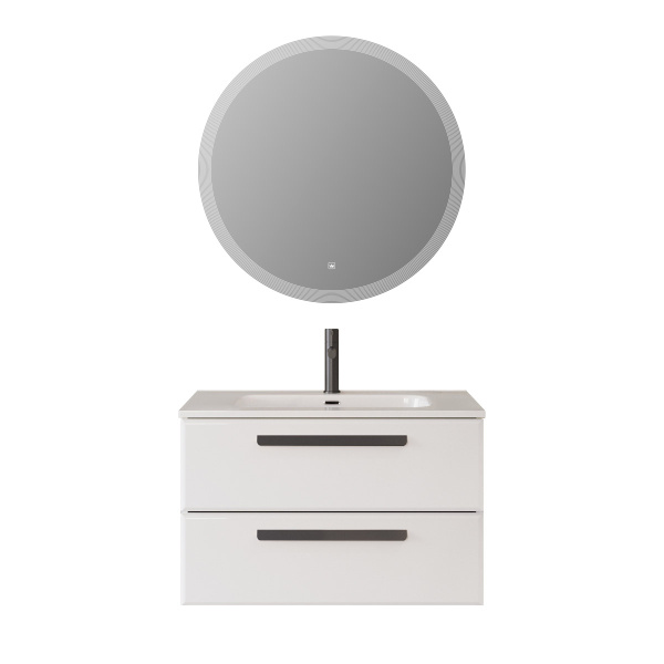 Тумба под раковину Cezares Eco 80 ECO-CER-N-800-2C-SO-BL 80 см, Bianco Lucido фото