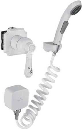 Гигиенический душ со смесителем Elghansa Terrakotta 34C0786-White (Set-51) фото