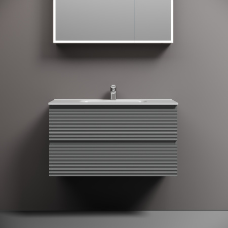 Тумба под раковину Sancos Folk FL90ES Ergraut soft фото