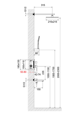 Душевая система скрытого монтажа Timo Selene SX-3069/16SM Белый матовый фото
