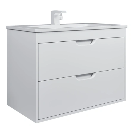 Тумба под раковину Uperwood Modul 80 2930205252 белая матовая фото