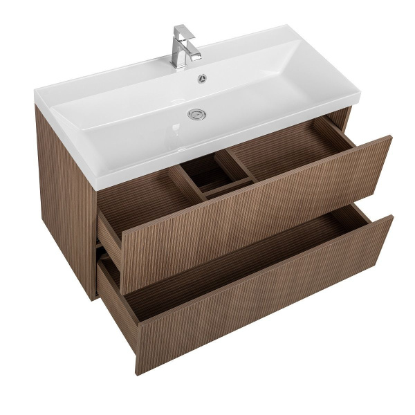 Тумба под раковину Art&Max Verona-Push AM-Verona-Push-1000-2C-SO-KV кадена вуд фото