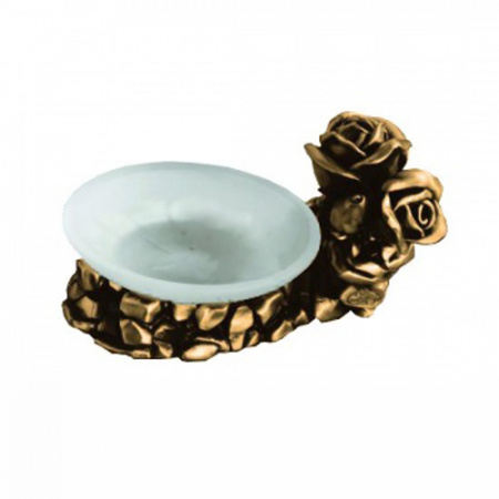 Мыльница настольная Art&Max Rose AM-B-0091C-B бронза фото