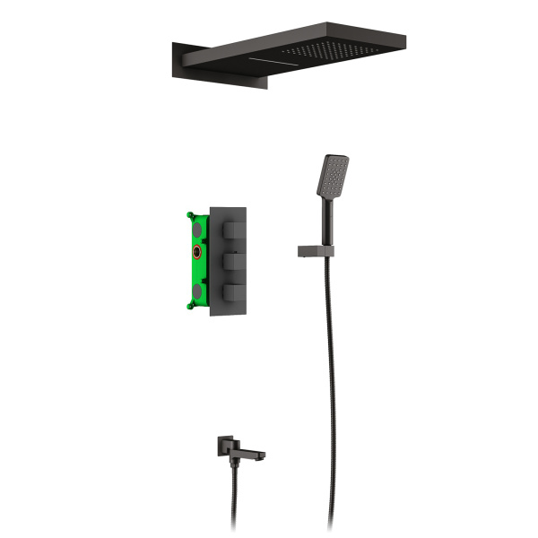 Душевая система скрытого монтажа Timo Petruma SX-5079/03SM Черный фото
