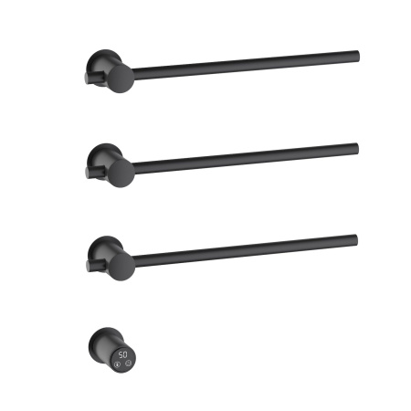 Полотенцесушитель электрический Timo Saona 030/03SM Черный фото