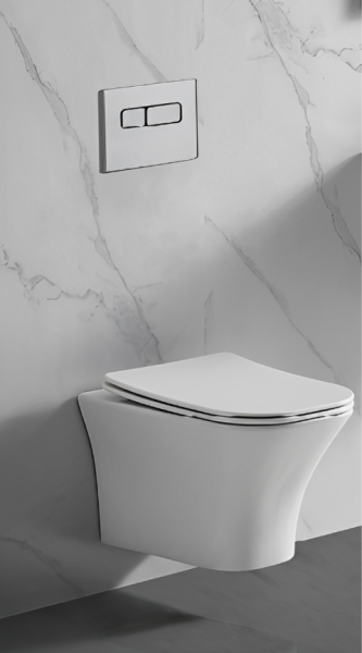 Унитаз подвесной безободковый Cerutti SPA Vettore Aria CT9242 с сиденьем, белый матовый фото