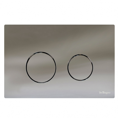 Смывная клавиша BelBagno Twin BB-P57120 хром фото