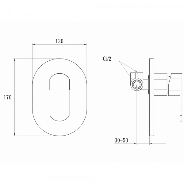 Смеситель для душа Ganzer GZ51 GZ 5101E фото