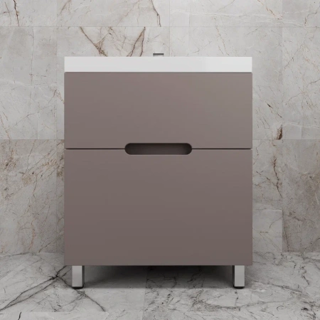 Тумба напольная Style Line Матис 70 ЛС-00002436 тауп темный фото