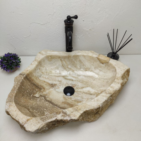 Накладная раковина из оникса Erozy BL EO-01221 (64*50*16) фото