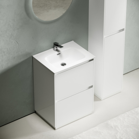 Тумба под раковину Sancos Libra Floor LB60FW белая фото