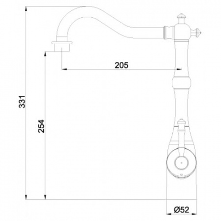Смеситель для кухни Lemark Expert LM5081S фото