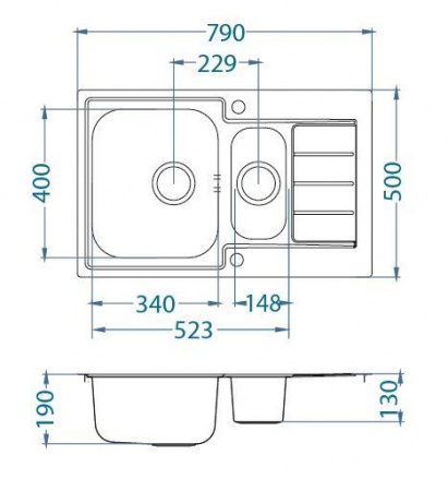 Мойка для кухни Alveus Line Maxim 70 (Satin) фото