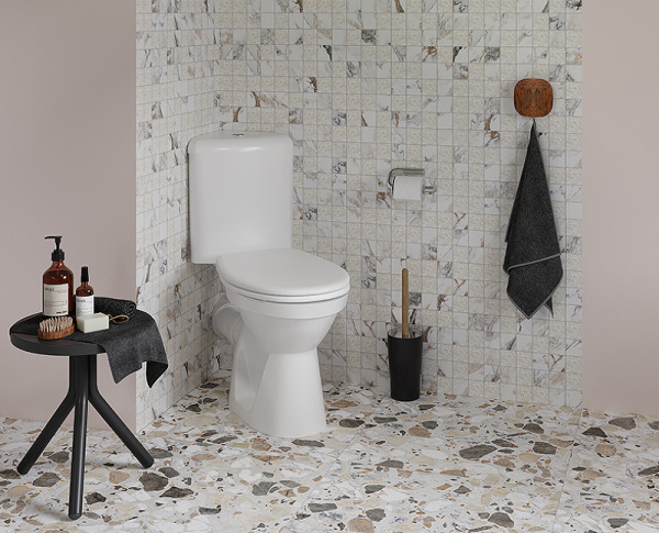 Унитаз компакт Vitra Arkitekt 9754B003-7201 угловой с бачком и сиденьем микролифт фото