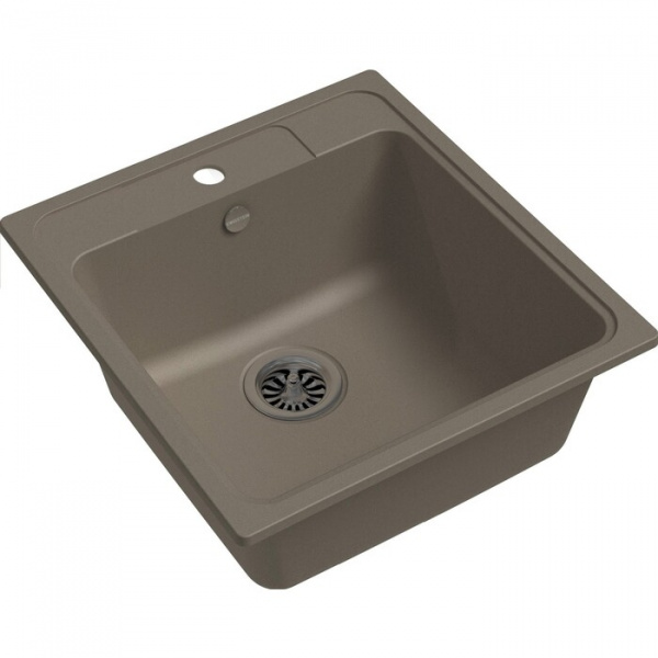 Мойка кухонная Ewigstein Elegant E- 50 темно-бежевый фото