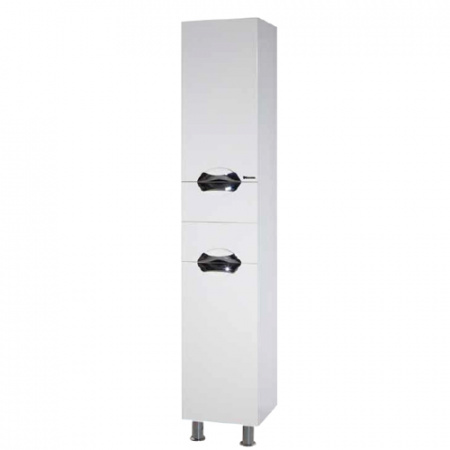 Шкаф-пенал Bellezza Белла-35 Люкс белый L/R фото