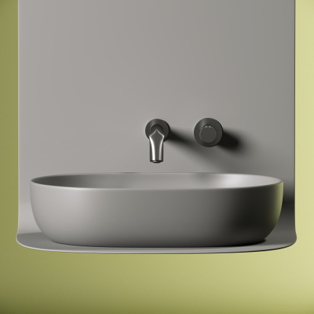 Накладная раковина Ceramica Nova Element CN6047MH 60x41,5 антрацит матовый фото