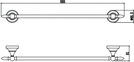Полотенцедержатель Savol 68A S-06824A фото