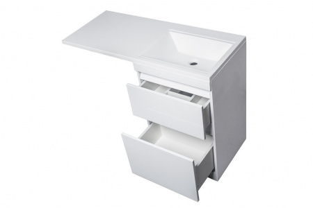 Тумба под раковину Style Line Даллас 115 Люкс Plus белая фото