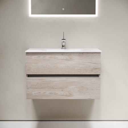 Тумба под раковину Sancos Urban UR80EG дуб галифакс натуральный фото