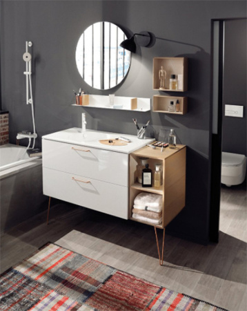 Зеркало круглое Jacob Delafon Odeon Rive Gauche EB1144-NF 70 см фото