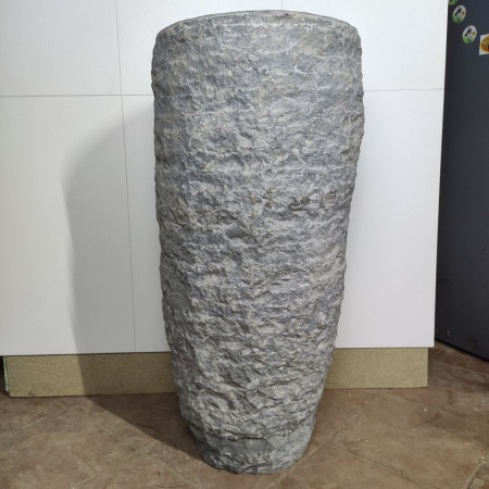 Раковина напольная из мрамора Grey MN-01498 (43*43*90) фото