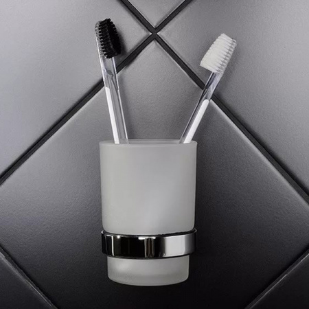 Стакан для зубных щеток стеклянный Fixsen Europa FX-21806 фото