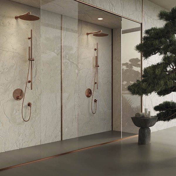 Верхний душ Newform X-STEEL 316 29392X.59.067 Brushed copper bronze фото