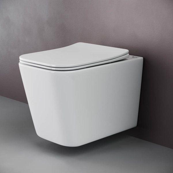 Унитаз подвесной безободковый Ceramica Nova Cubic CN1806 с сиденьем Soft Close фото