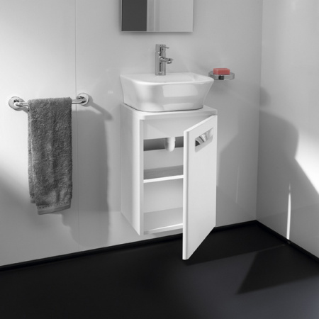 Шкаф с раковиной Roca Gap ZRU9302735 45 см белый фото