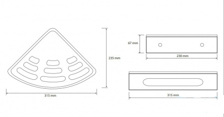 Мыльница настенная Bemeta Cytro 102308216 фото
