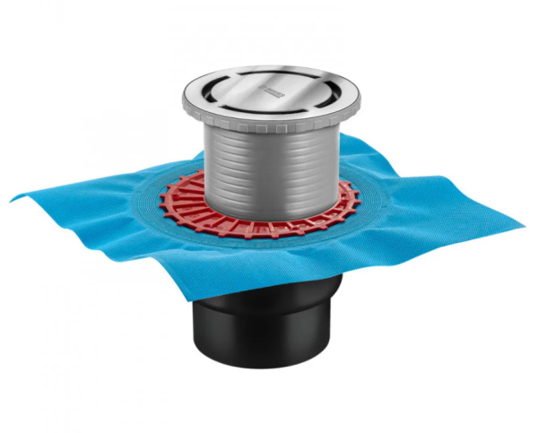 Душевой трап Berges Zentrum Norma 135х135 вертикальный слив, хром фото