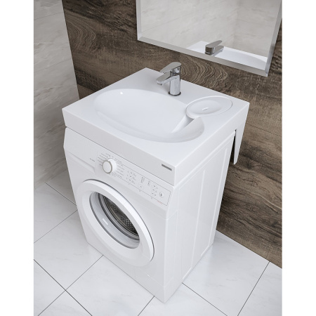 Раковина над стиральной машиной Paulmark Mond PM720431 60х55 фото