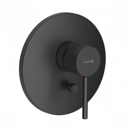 Смеситель для ванны и душа Kludi Bozz 386503976 черный матовый фото