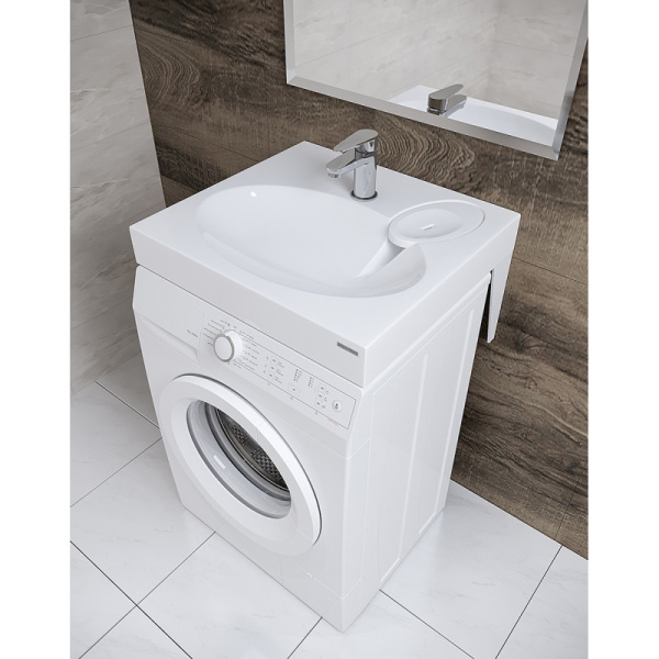 Раковина над стиральной машиной Paulmark Mond PM720431 60х55 фото