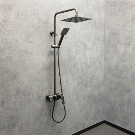 Душевая система (стойка) Comforty FF074R-CGT графит фото