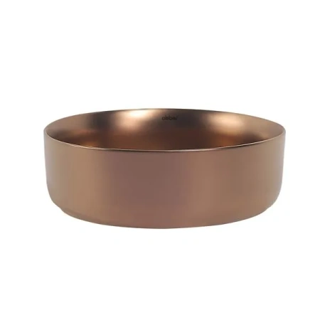 Накладная раковина Abber Bequem AC2108MRG 36x36 розовое золото матовое фото