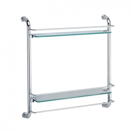 Двойная стеклянная полка WasserKRAFT K-2022 фото
