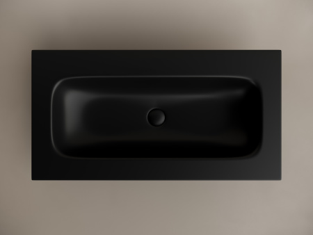 Раковина Ceramica Nova Grace CN7019MBWx 91x45 черная матовая фото