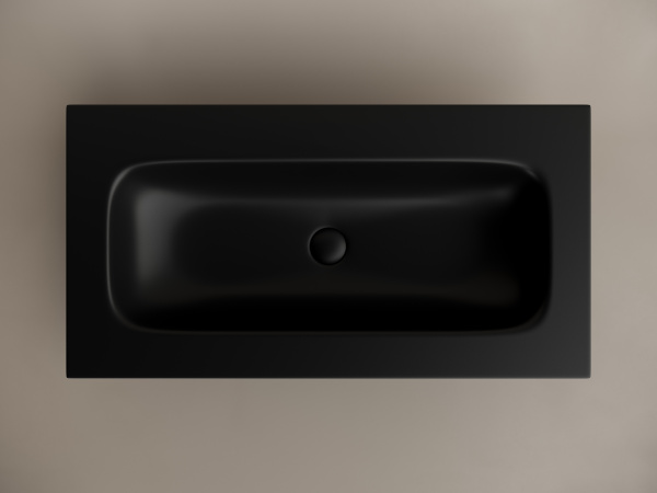 Раковина Ceramica Nova Grace CN7019MBWx 91x45 черная матовая фото