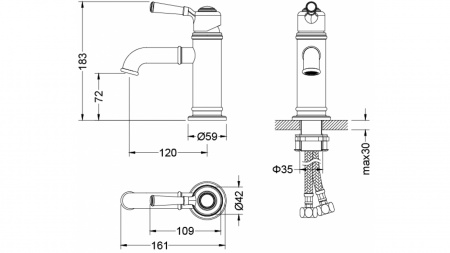 Смеситель для раковины Timo Arisa 5361/00F фото